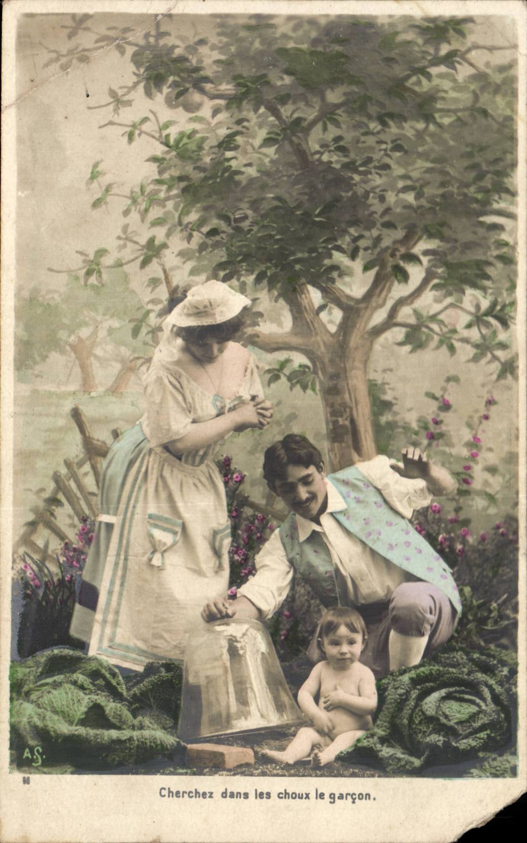 CPA Fantaisie Femme 