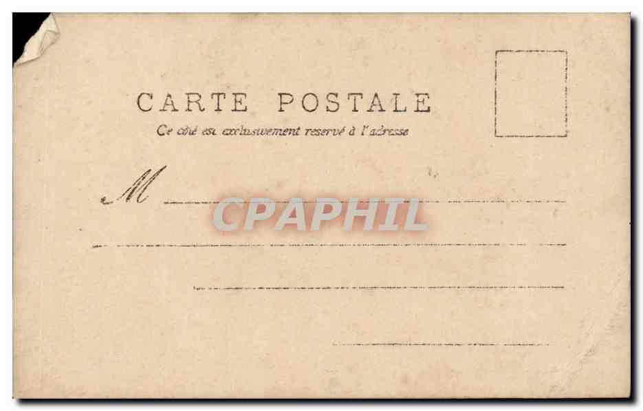 CPA Fantaisie Femme  — Rückseite