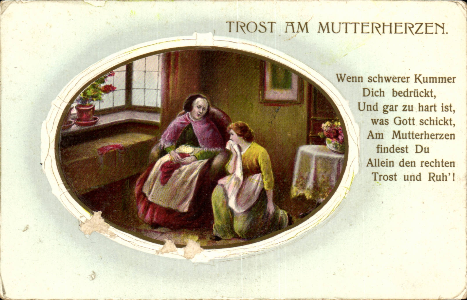 CPA Fantaisie Trost am Mutterherzen