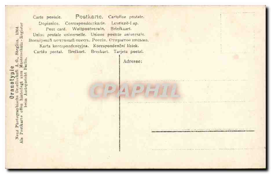 CPA Fantaisie Enfant  — Verso