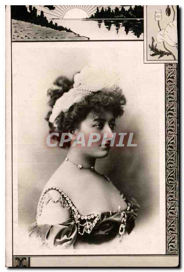 Portrait d'une femme — style Art Nouveau — éditeur non identifié