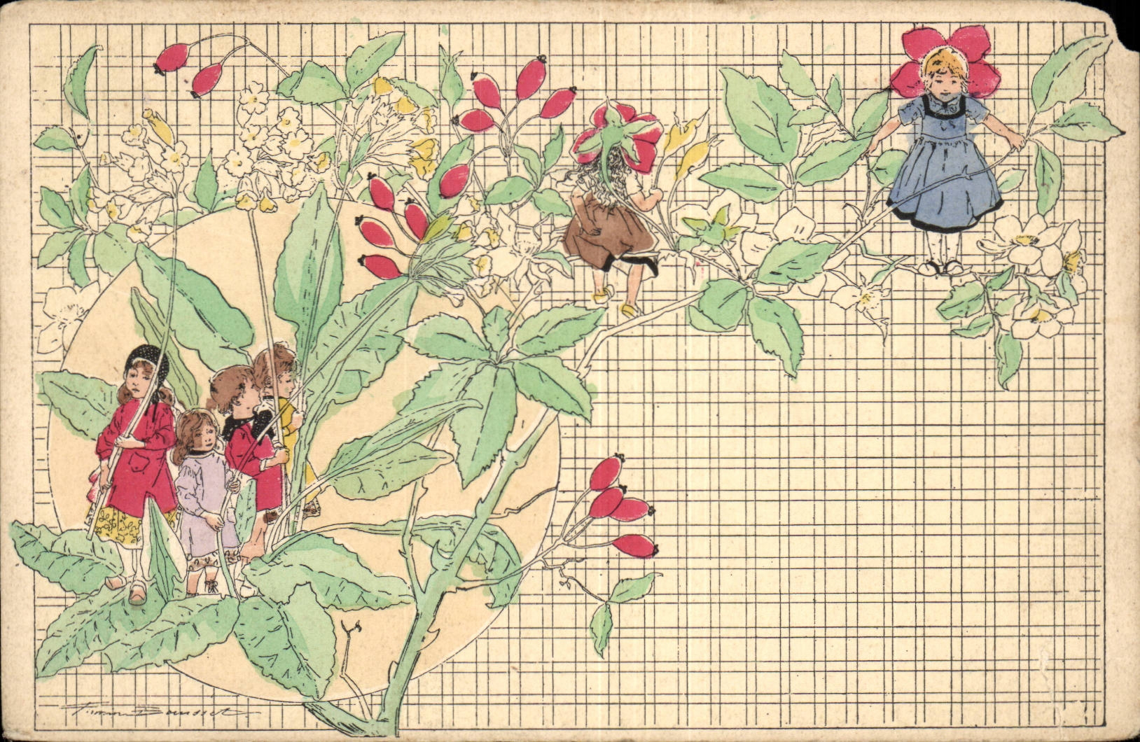 CPA FAntaisie Enfants