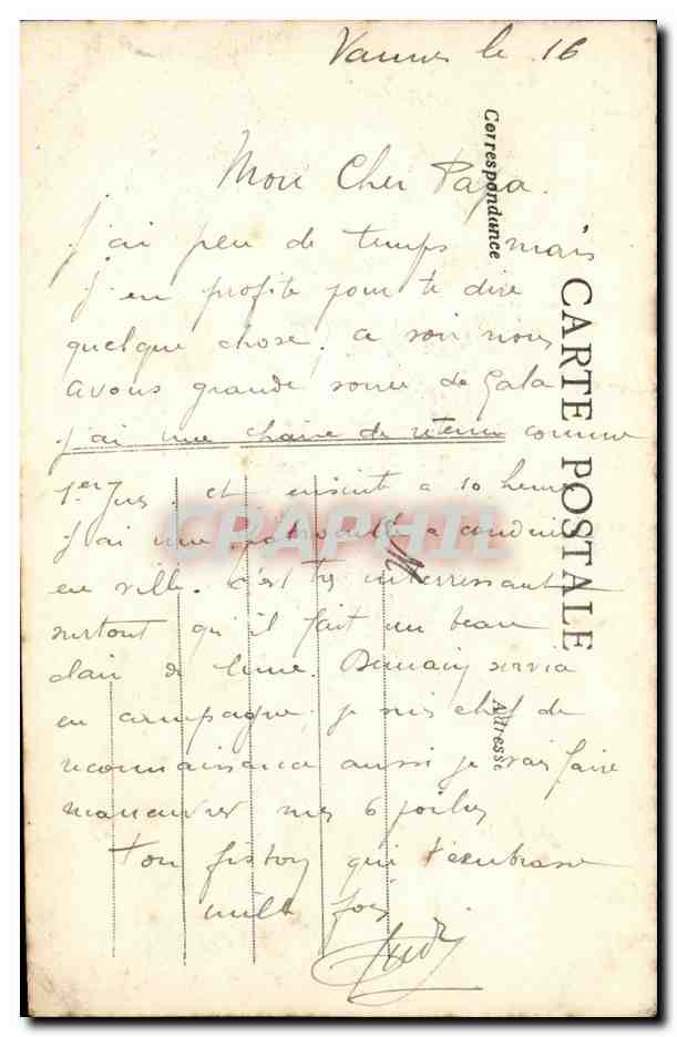 CPA Fantaisie Metier Le meunier  — Rückseite