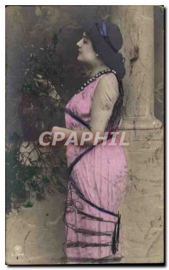 CPA Fantaisie Femme