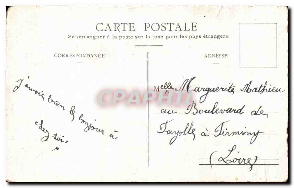 CPA Fantaisie Femme la pomme ( folklore type Arts Decoratifs )  — Rückseite