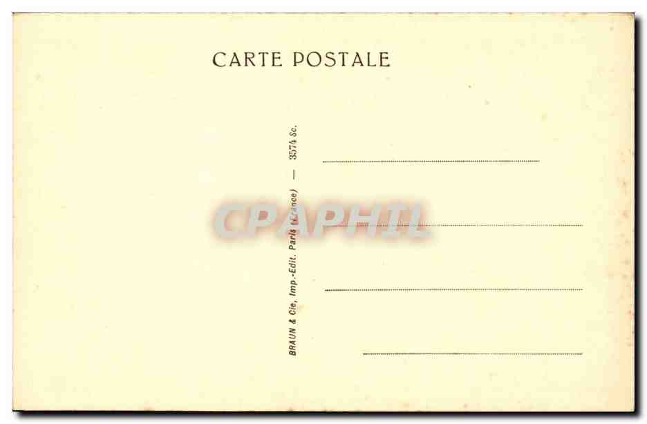 CPA Eglise St Remi Reims Sainte Genevieve — Verso