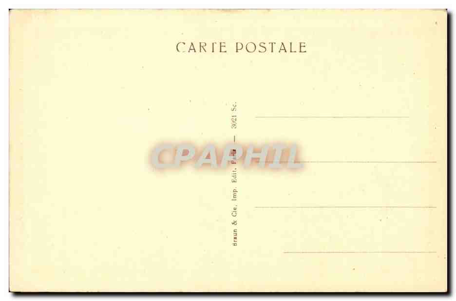 CPA Paris Musee du Louvre Ecole francaise La vierge et l'enfant — Rückseite