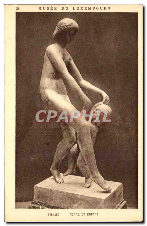 CPA Paris Musee du Luxembourg Bernard Femme et enfant