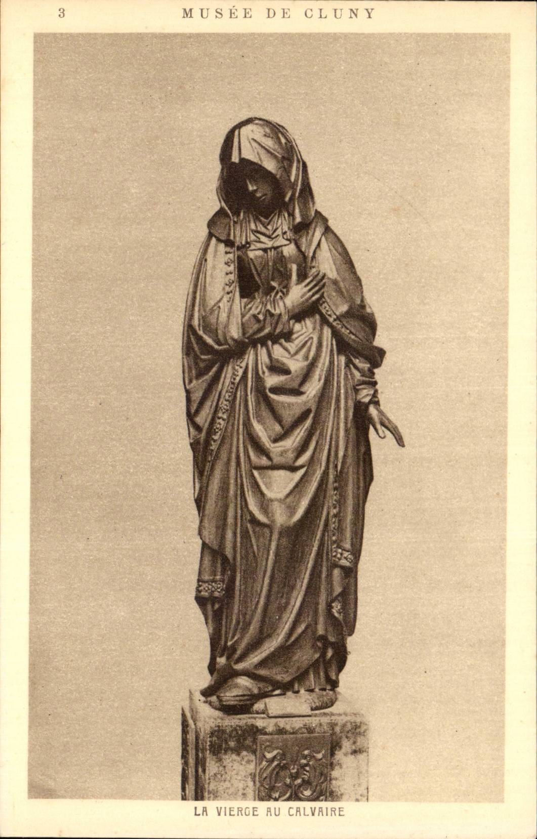 Musée de Cluny — La Vierge au Calvaire — Braun & Cie, Imp. Edi. Paris