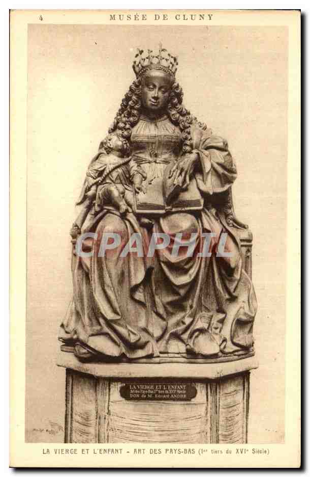 La Vierge et l'Enfant — Musée de Cluny — Éditeur Braun & Cie, Paris