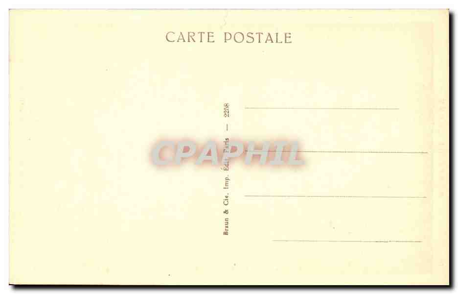 CPA Paris Musee de Cluny Albatre Un pleurant Copie d'une figure du tombeau de Jean Sans peur — Verso