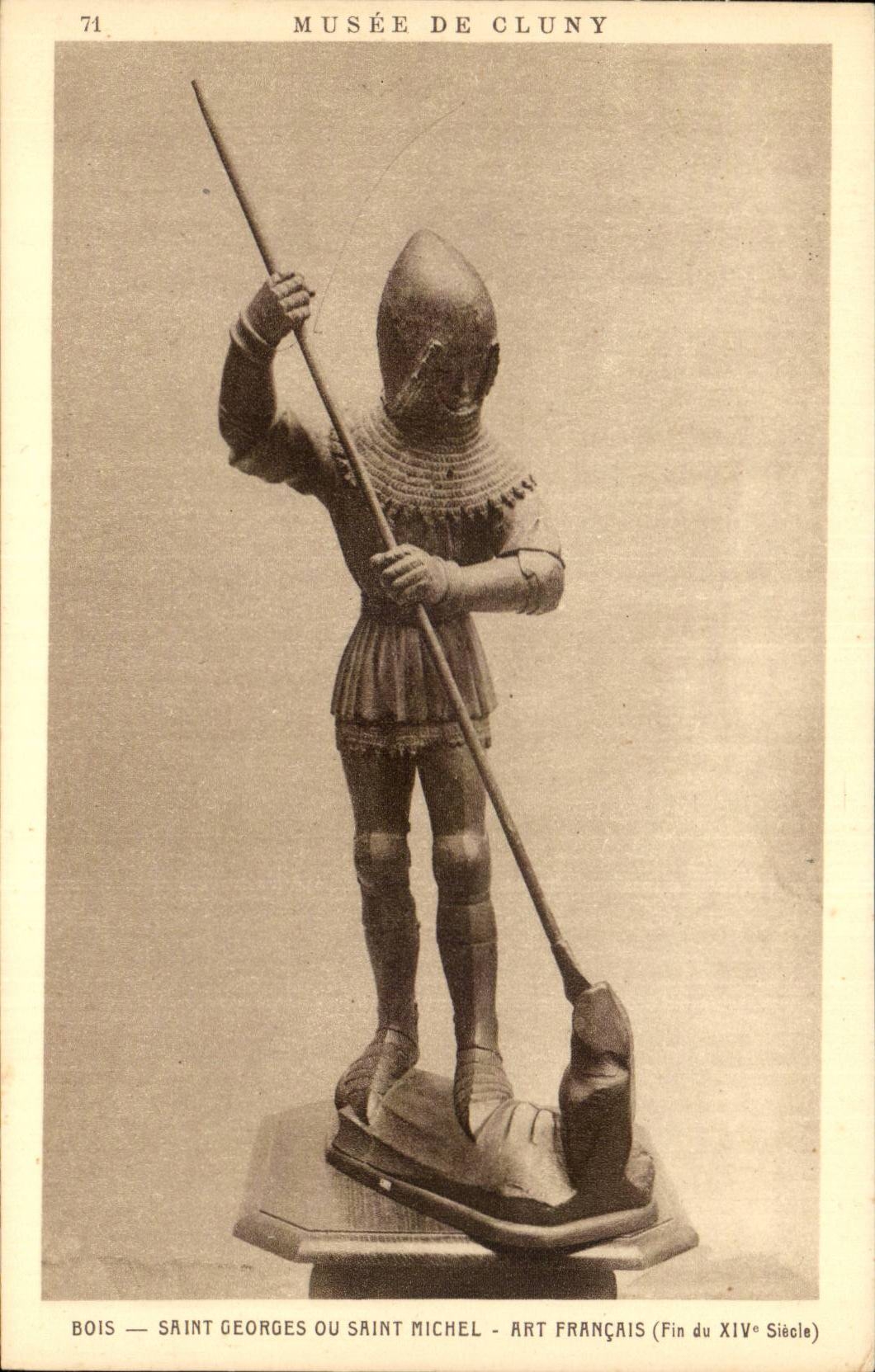 Saint Georges ou Saint Michel — Musée de Cluny — Art français (Fin du XIVe siècle)