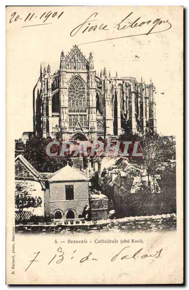 CPA Beauvais Cathedrale (cote Nord)