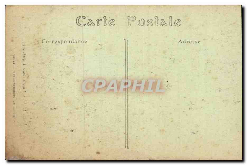 CPA Henri IV faisant ses adieux a Gabrielle — Verso