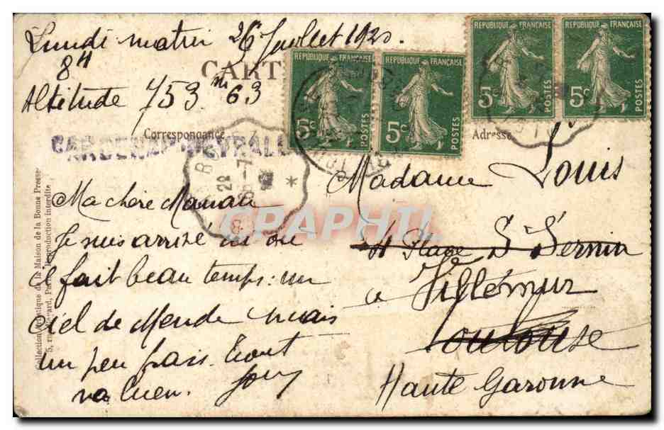 CPA Bienheureuse Jeanne d'arc prisonniere a Compiegne — Rückseite