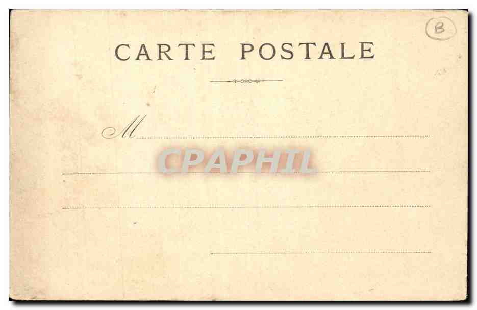 Paris CPA Avenue des Champs Elysees et Arc de triomphe — Verso