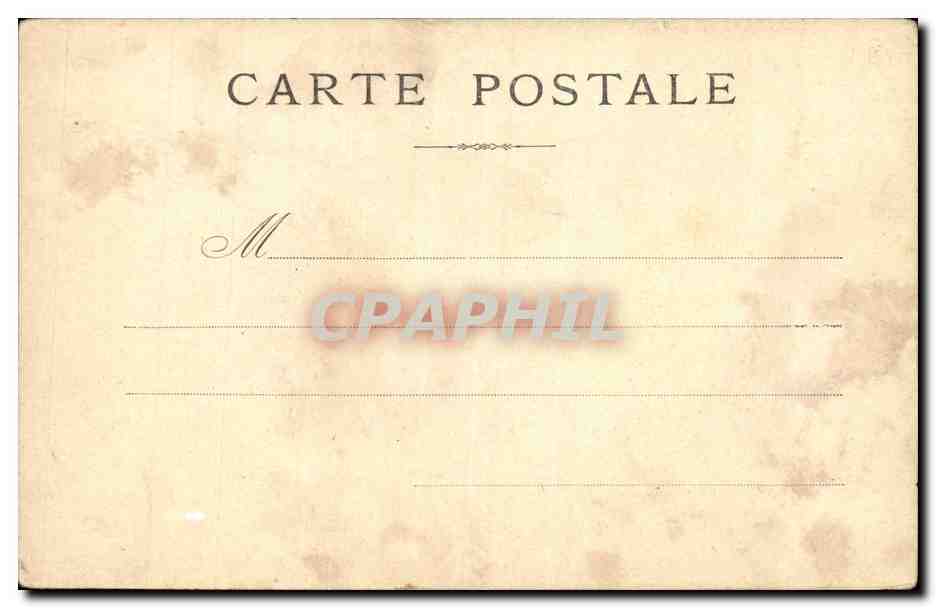 Paris CPA Parc Monceau — Verso