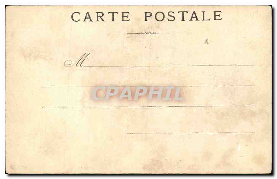 Paris CPA La Madeleine — Verso