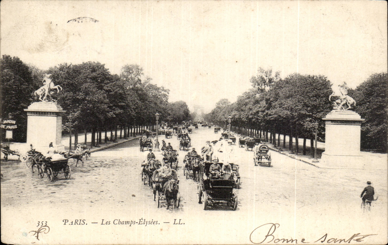 Paris CPA Les Champs Elysees