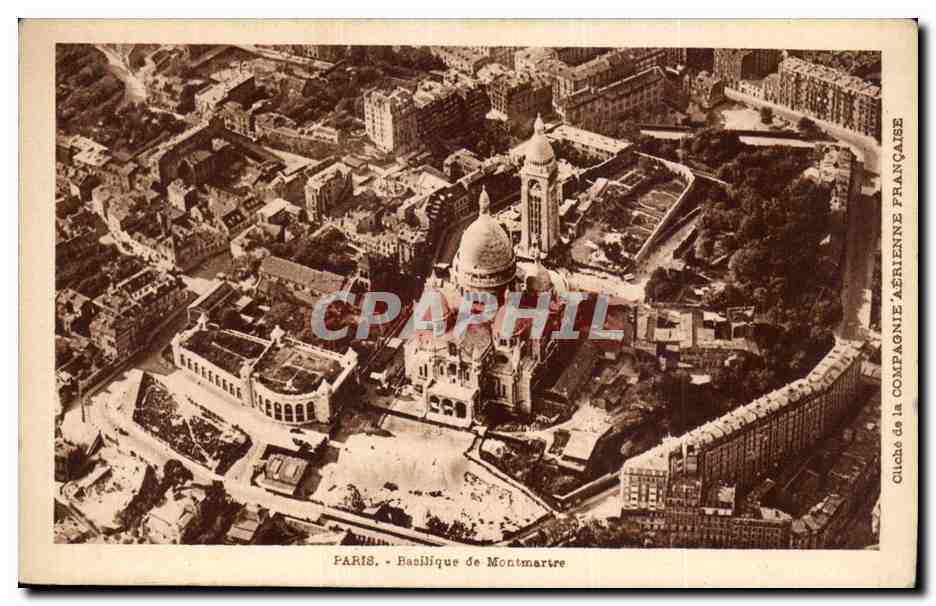 Paris CPA Basilique de Montmartre