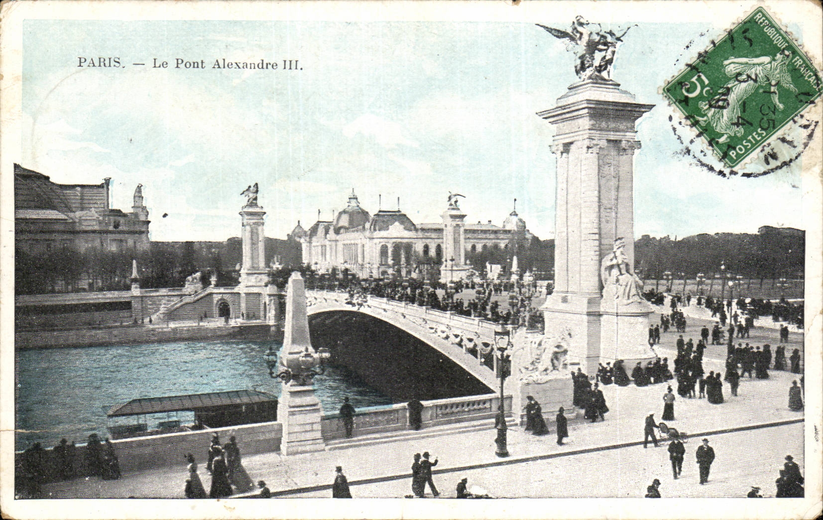 Paris CPA Le pont Alexandre III