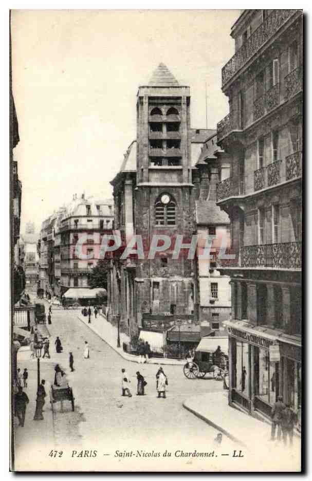 CPA Paris Saint Nicolas du Cahrdonnet