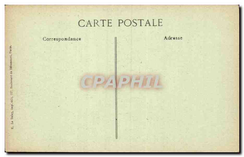 CPA Paris Fronton du grand palais — Verso