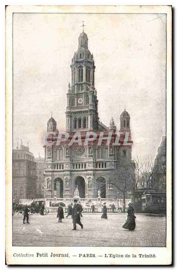CPA Paris Eglise de la Trinite