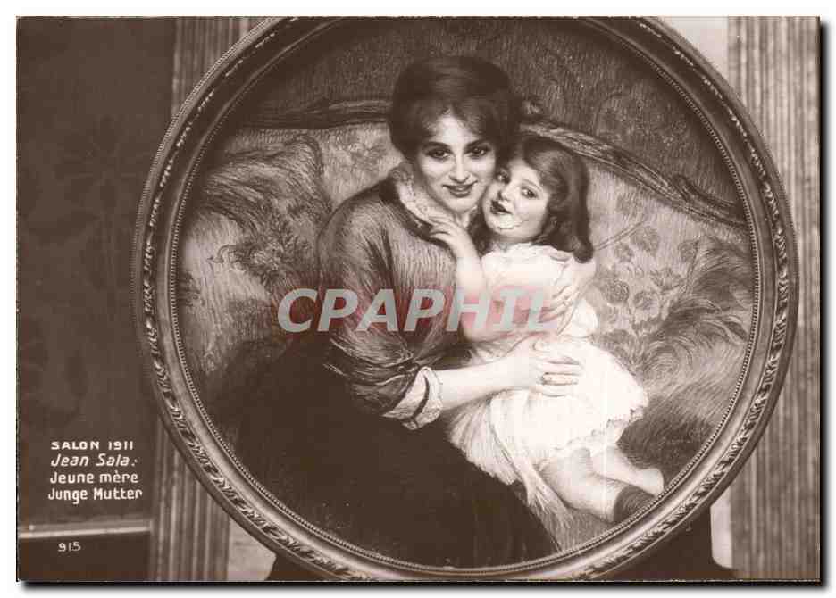CPA Fantaisie sAlon 1911 Jean Sala Jeune mere