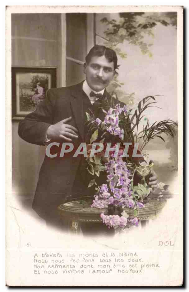 CPA Fantaisie Homme