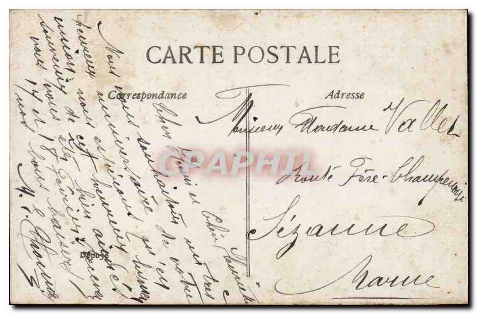 CPA Fantaisie Enfant Anniversaire — Rückseite