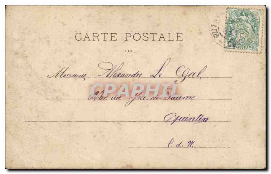 CPA Fantaisie Femmes — Rückseite