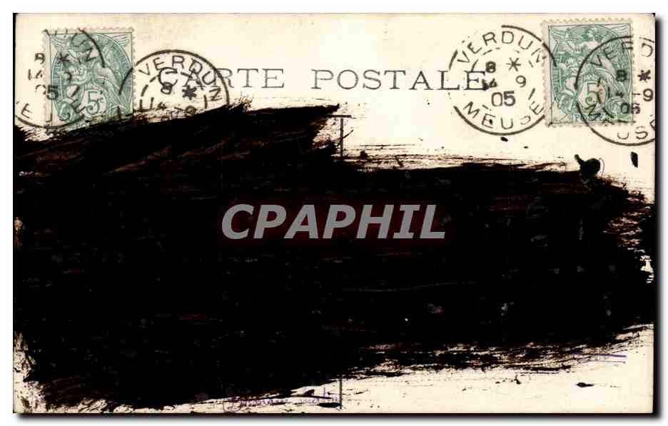 CPA Fantaisie Femme — Rückseite