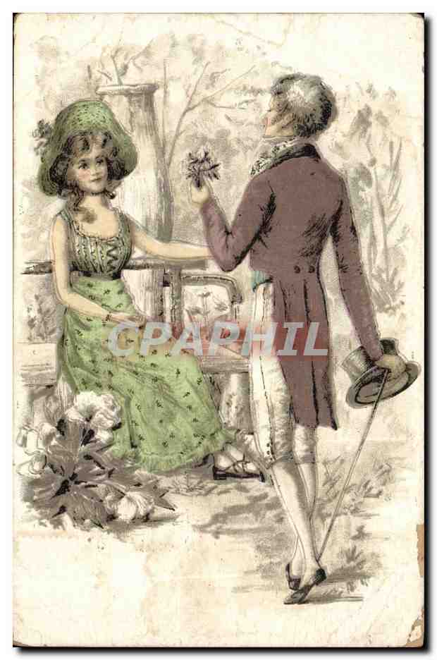CPA Fantaisie Femme