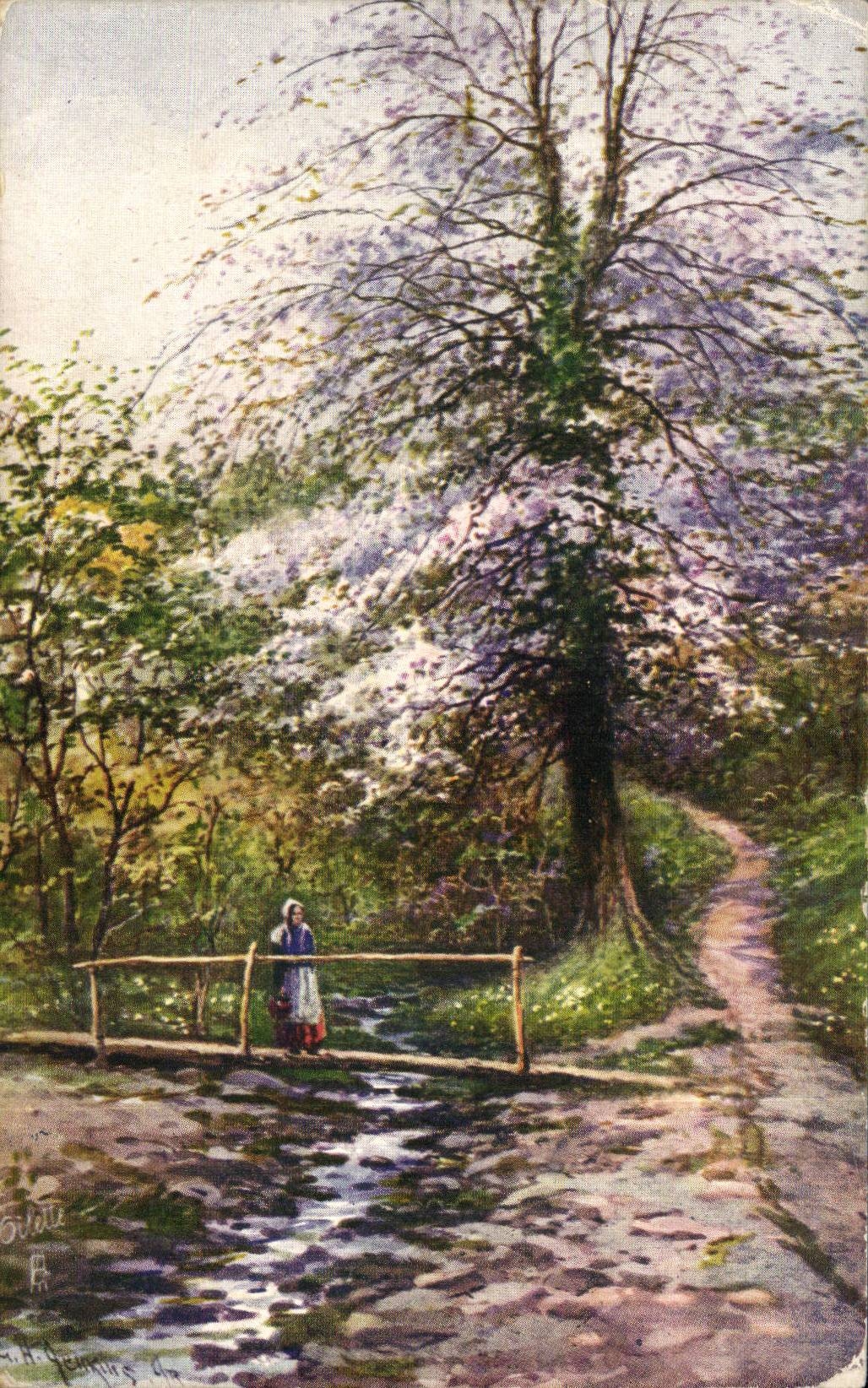 CPA Fantaisie Paysage