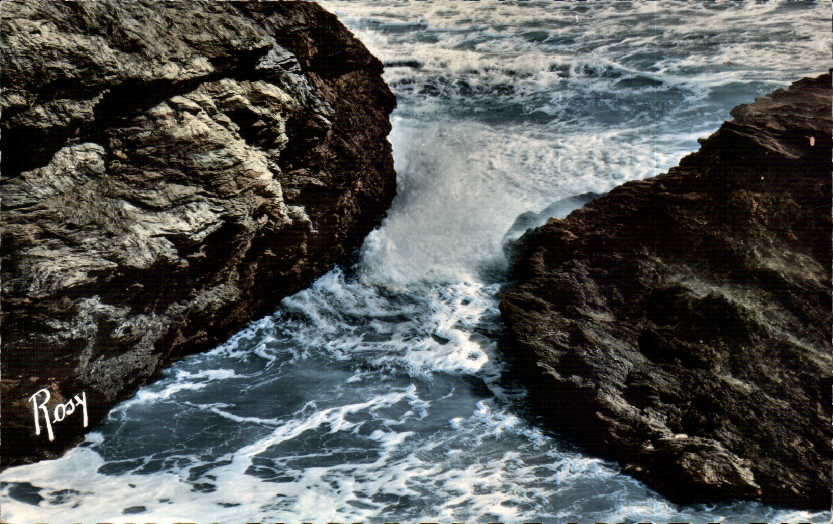 Vague sur la Côte — Croix-de-Vie — éditeur F. Chapeau, n°73