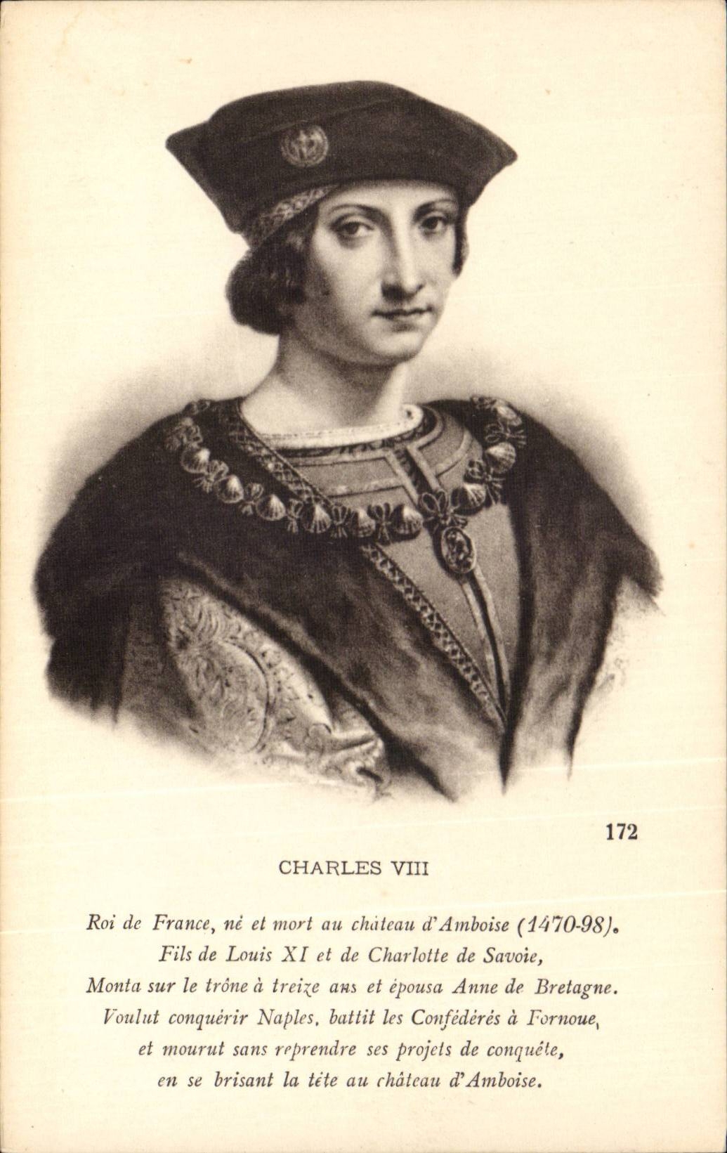 Charles VIII — Roi de France (1470-98) — Collection d'Art & d'Histoire S. Ménars, n°172