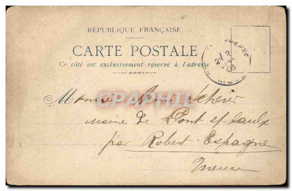 Las Mont-Aiguillon — Dolmeny — H. d'Foory, pb., Sézanne (Marne) — Rewers