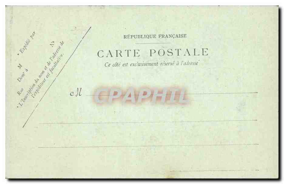 Paris CPA La nouvelle sorbonne — Rückseite