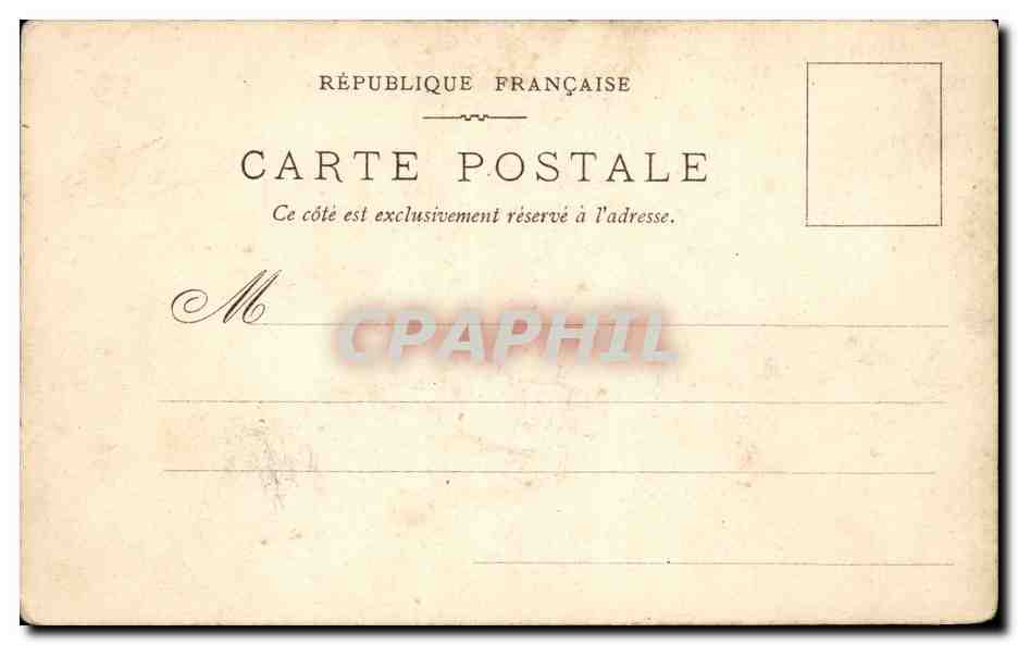Paris CPA St Germain l'auxerrois — Verso