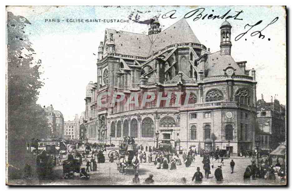 Paris CPA Eglise Saint Eustache