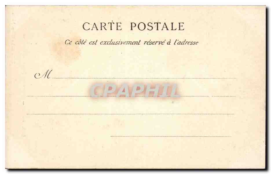 Paris CPA Entree du palais de l'Elysee — Verso