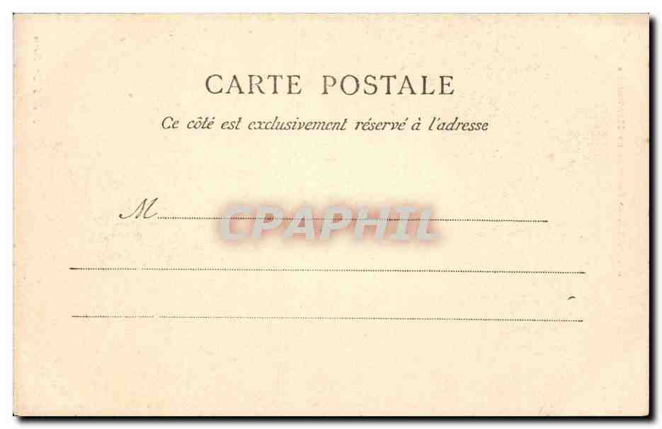 Paris CPA Calvaire de Montmartre — Rückseite