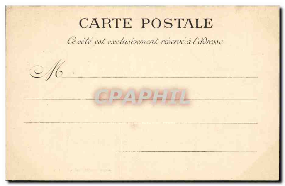 Paris CPA Place de la Bastille — Rückseite