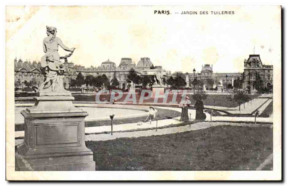 Paris CPA Jardin des Tuileries