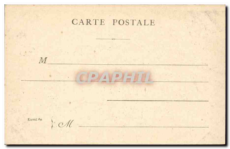 Paris CPA Jardin des Tuileries — Rückseite