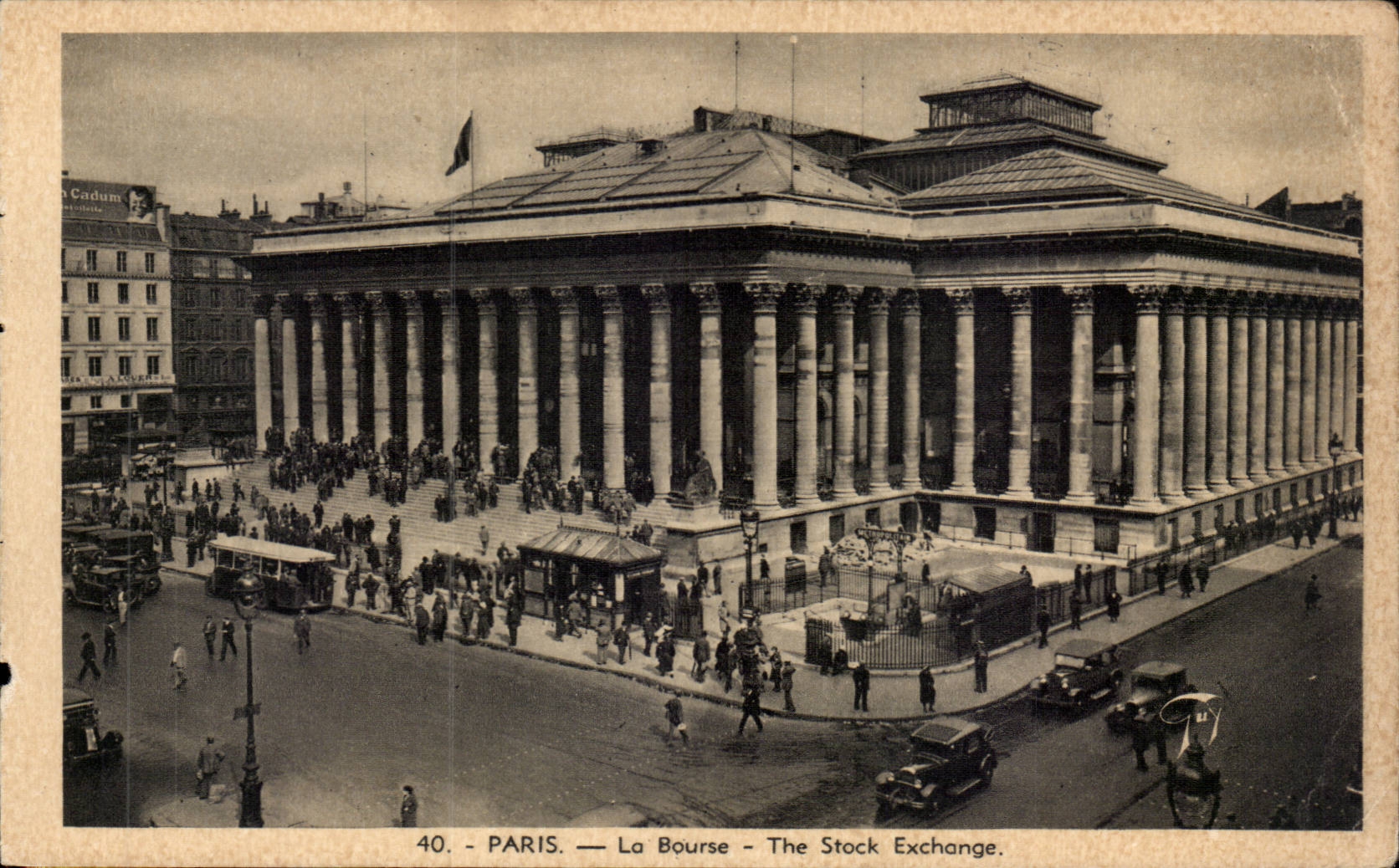Paris CPA La Bourse