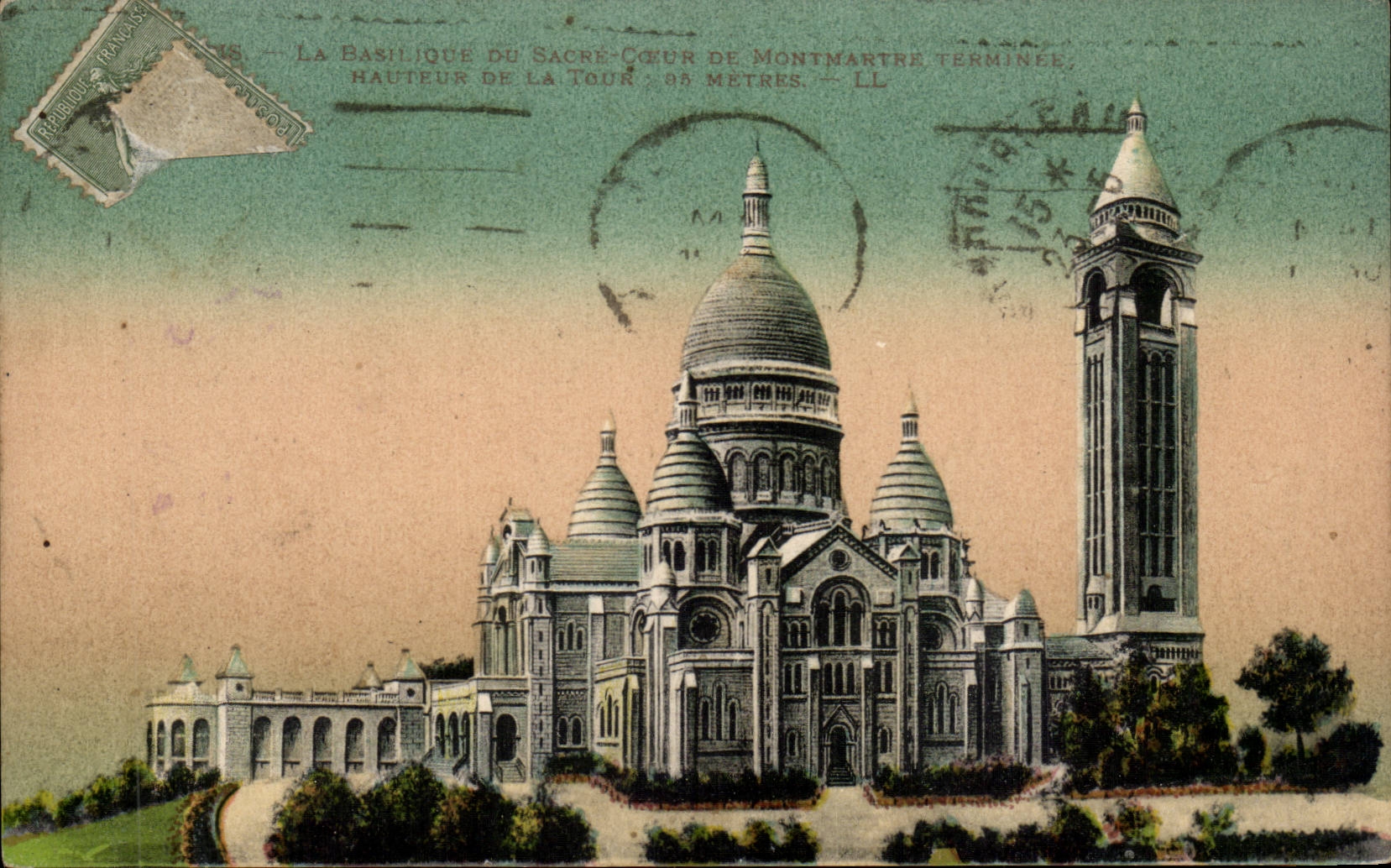 Paris CPA Basilique de Notre dame de montmartre