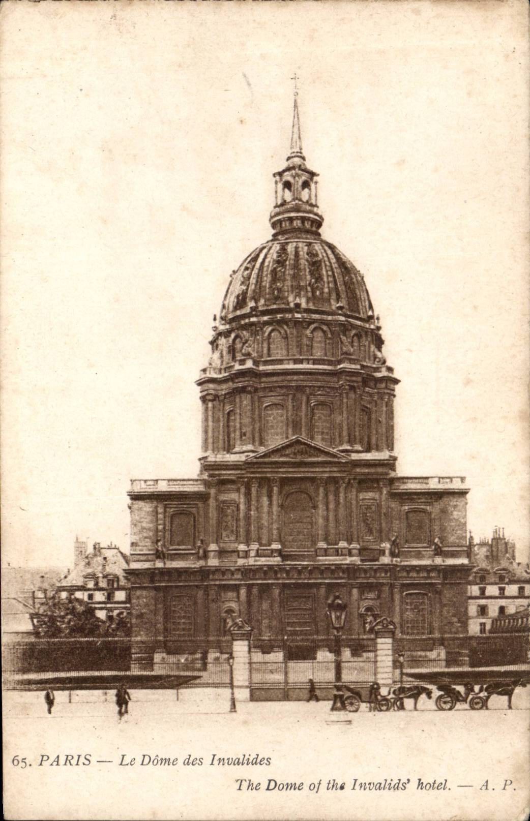 Paris CPA Dome des invalides