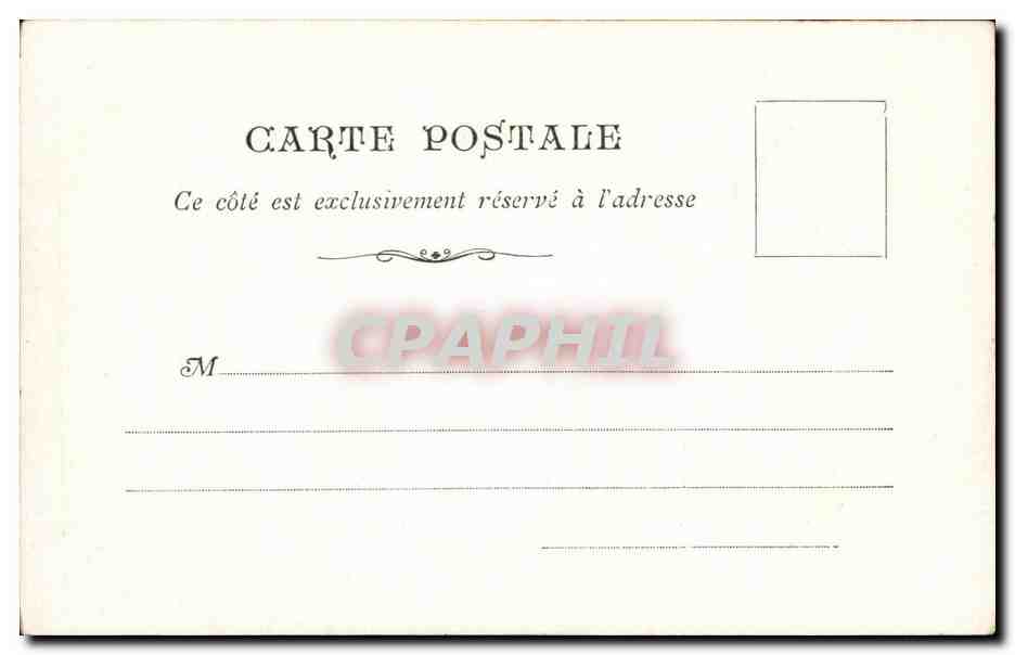 CPA Fantaisie Gustave Dore Le retour — Verso
